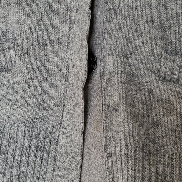 Banana Republic gray wool button front vest small euc - Picture 6 of 6